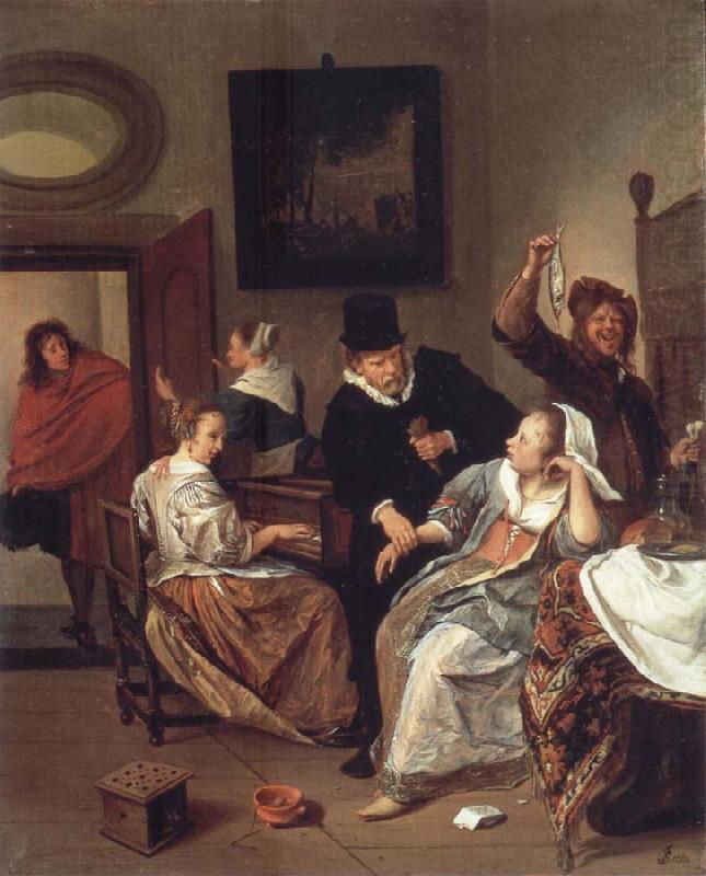 The Doctor-s vistit, Jan Steen